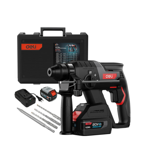 Перфоратор Deli RS EDE-DC20-2D4, кейс фото 8