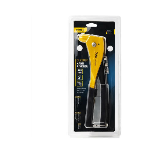 Заклепочник одноручный Deli YS EDL236911, 270 см, 2.4-4.8 мм фото 11
