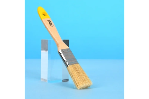 Кисть малярная плоская 1"-25 мм Deli YS EDL509121 деревянная рукоятка фото 3