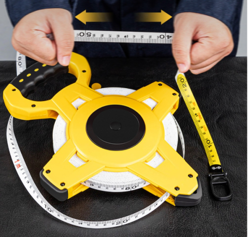 Мерная лента Deli YS DL98050B 50 м/12,5 мм, открытый корпус фото 3