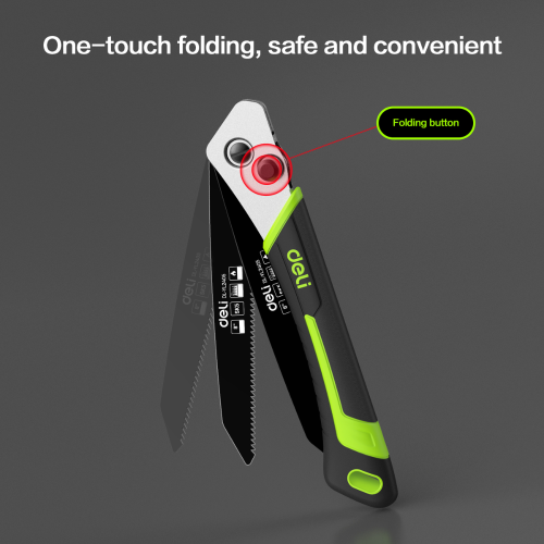 Пила садовая Deli GS EDL-YL2404, 178 мм, складная фото 3