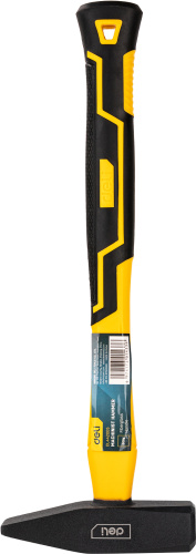 Молоток слесарный Deli YS EDL442005 0.5 кг, фибергласовая рукоятка фото 2