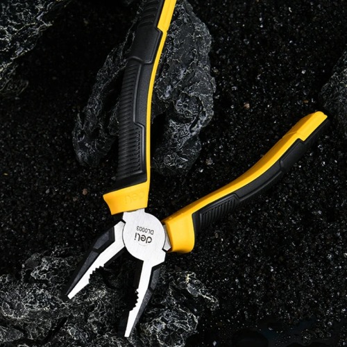 Плоскогубцы Deli YS EDL0003 200 мм, 2-х компонентные рукоятки фото 4 Плоскогубцы Deli YS EDL0003 200 мм, 2-х компонентные рукоятки фото 4