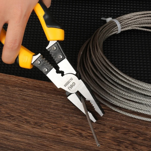 Плоскогубцы Deli YS EDL100008, многофункциональные, 215 мм, комбинированные фото 5