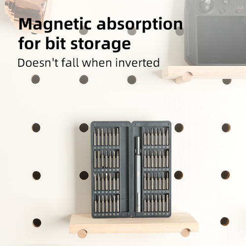 Отвертка с набором прецизионных бит Deli YS EDL241057, 57 предметов фото 4