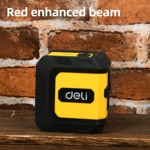 Уровень Deli YS EDL332102, лазерный, 2 линии, красный луч фото 4