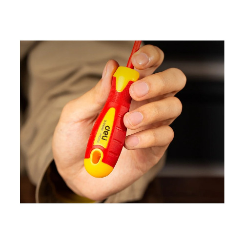 Отвертка Deli YS EDL513060, диэлектрическая, PH2 x 60 мм фото 5