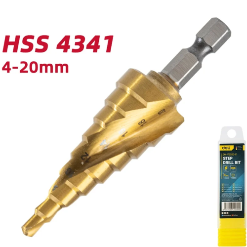 Сверло по металлу Deli YS EDH-JTZ020-E1, 4-20 мм, DIN 338 фото 2