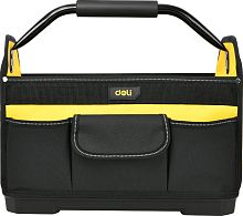 Сумка для инструментов Deli YS EDL586111 420x210x380 мм, открытая, ткань Oxford