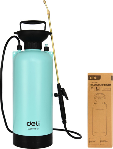 Опрыскиватель Deli GS EDL581108-E1 помповый, 8 л, голубой фото 2