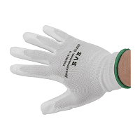 Перчатки нейлоновые с полиуретановым покрытием BVB, размер 10