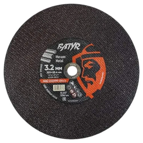 Круг отрезной Batyr T41 по металлу, 355 x 3,2 x 25.4 мм