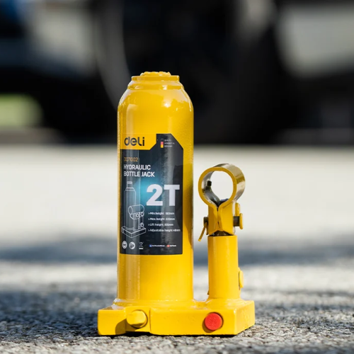 Домкрат бутылочный Deli YS EDQ71002, 2 т фото 4