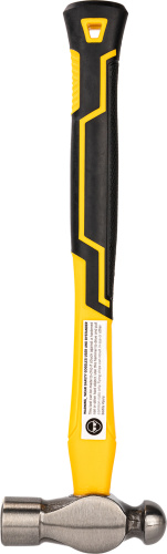 Молоток шаровой Deli YS EDL443016 0.45 кг, фибергласовая рукоятка фото 4