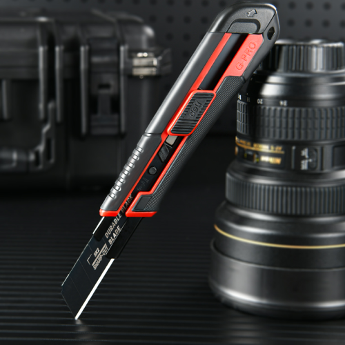 Нож строительный Deli YS EDL018G, 18 мм, универсальный фото 3