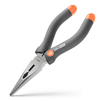 Длинногубцы Deli HS HT2106C 160 мм, Soft Touch, оранжевый