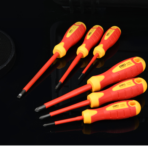 Набор диэлектрических отверток Deli YS EDL510006T, 3 SL, 3 PH фото 4