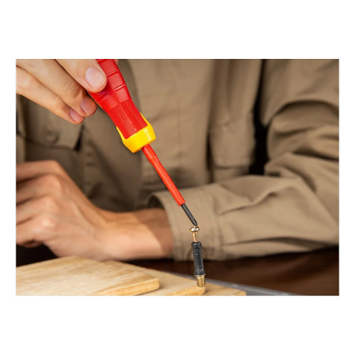 Отвертка Deli YS EDL513060, диэлектрическая, PH2 x 60 мм фото 4