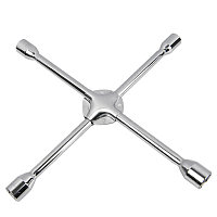 Ключ балонный крестообразный Deli YS EDL4416 17/19/21/22 мм, хромированный