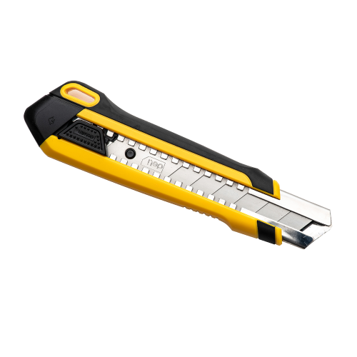 Нож строительный Deli YS EDL025, 25 мм, усиленный