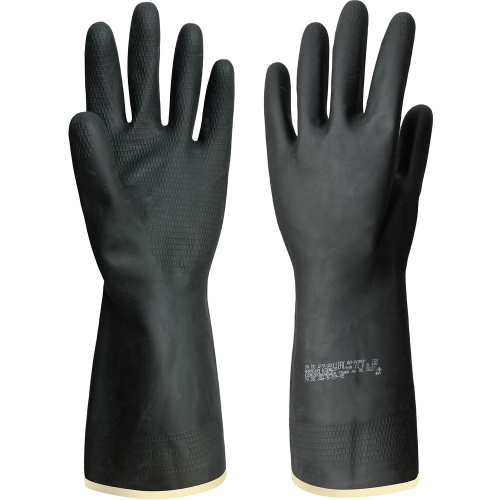 Перчатки кислотощелочестойкие, тип 2, К20 Щ20, инд. упак. Перчатки кислотощелочестойкие, тип 2, К20 Щ20, инд. упак.