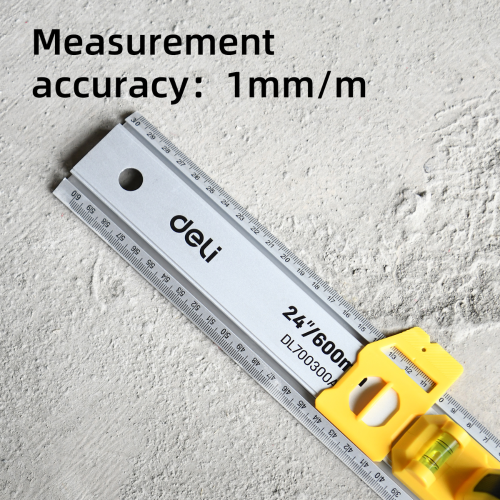 Уровень-линейка Deli YS EDL700300A, 600 мм фото 4