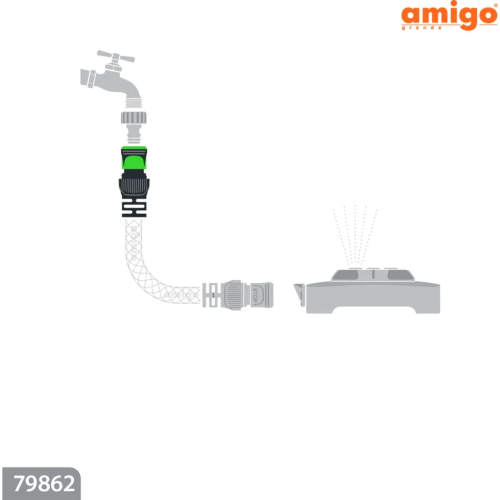 Коннектор Amigo Grande 79862, 3/4" фото 3