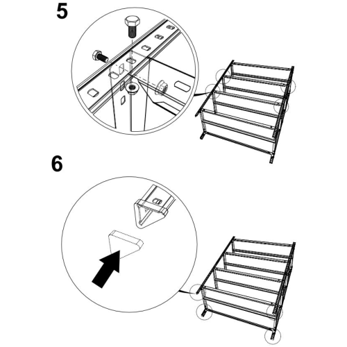Стеллаж MS 200KD/100x30/4 (1950x1000x300) фото 8