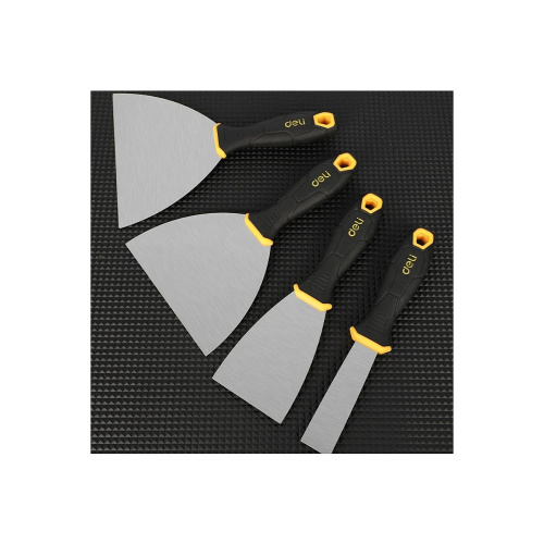 Шпатель нержавеющий Deli YS EDL-HD5, 125 мм, ручка 2K фото 5