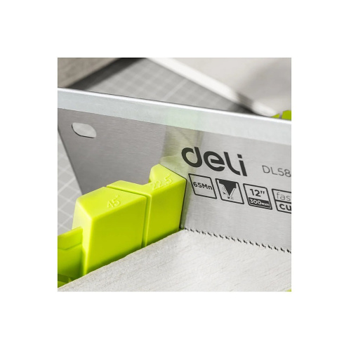 Стусло с ножовкой Deli GS EDL580900, 22.5°/45°/90°, 13 TPI, 300 мм, черный, зеленый фото 19 Стусло с ножовкой Deli GS EDL580900, 22.5°/45°/90°, 13 TPI, 300 мм, черный, зеленый фото 19