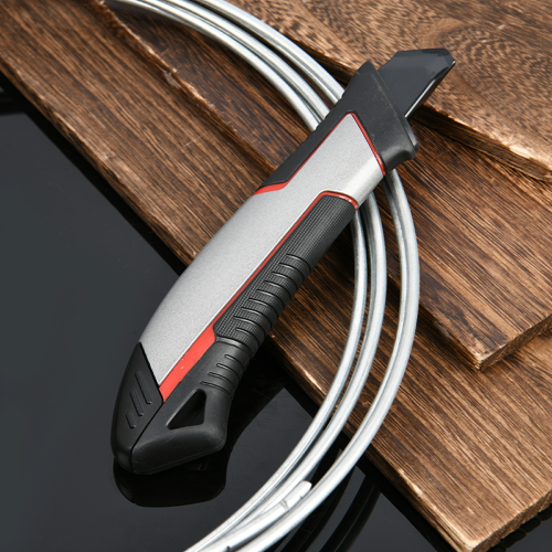 Нож строительный Deli YS DL4254, 18 мм, прорезиненная рукоятка фото 4