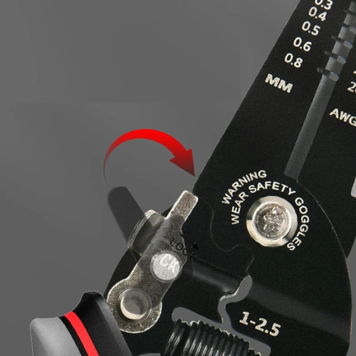 Инструмент для снятия изоляции Deli RS EDL383028, 180 мм, 0.2- 0.8 мм фото 7