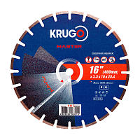 Круг алмазный по асфальту "Krugo Master", 400 x 25,4 мм, сегментный