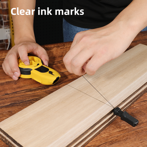 Шнур каменщика Deli YS EDL23, 15 м, желтый, черный фото 5