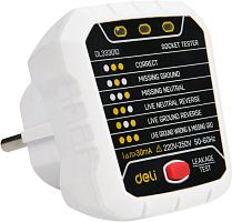 Тестер розеток Deli YS EDL333010 220-250 В