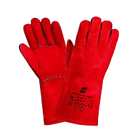 Краги спилковые "Arcticus" с подкладкой из х/б и флиса, 35 см, размер 11