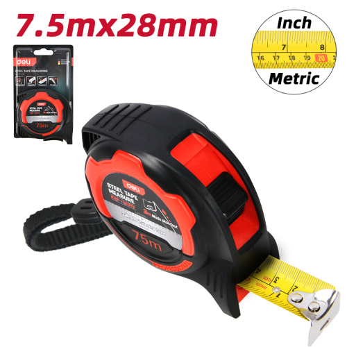 Рулетка Deli RS EDL377528Y 7,5 м/28 мм фото 2