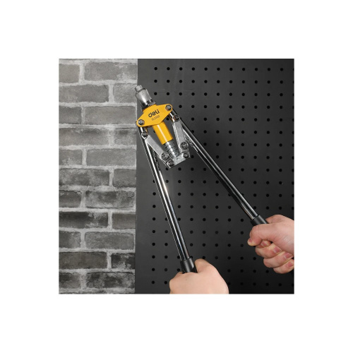 Заклепочник двуручный Deli YS EDL2320, 420 мм, 2.4-4.8 мм фото 3