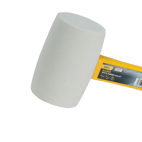 Киянка резиновая черная Deli YS EDL5908B, 0.224 кг, фибергласовая рукоятка фото 2