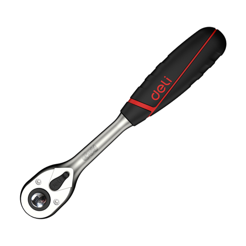 Ключ-трещотка Deli RS EDQ43802, 1/2", 250 мм, 72 зуба