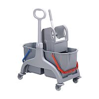 Тележка комплексная 2 х 25 л с отжимом и транспортной ручкой