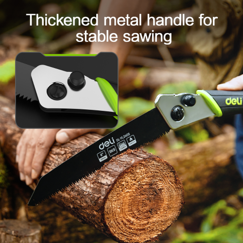 Пила садовая Deli GS EDL-YL2405, 203 мм, складная фото 5