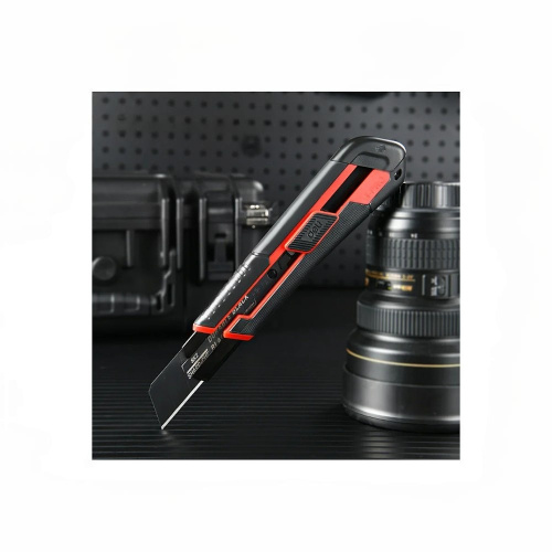 Нож строительный Deli YS EDL025G, 25 мм, универсальный фото 5 Нож строительный Deli YS EDL025G, 25 мм, универсальный фото 5