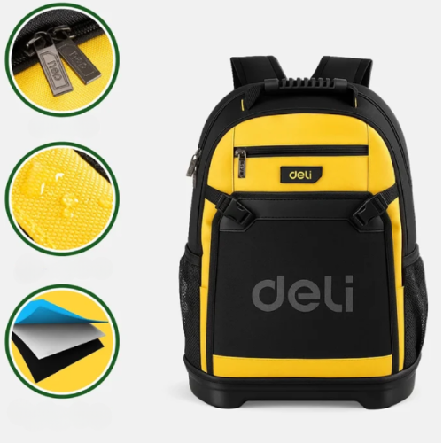 Рюкзак Deli YS DL586122, 350x200x470 мм, 12 карманов, ткань Oxford фото 4