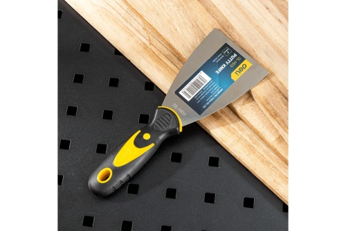 Шпатель нержавеющий Deli YS EDL-HD3, 75 мм, ручка 2K фото 4