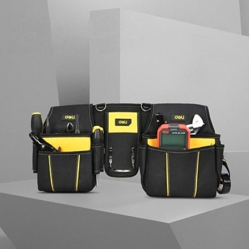 Сумка для инструмента Deli YS EDLP10, поясная, 16 карманов фото 5