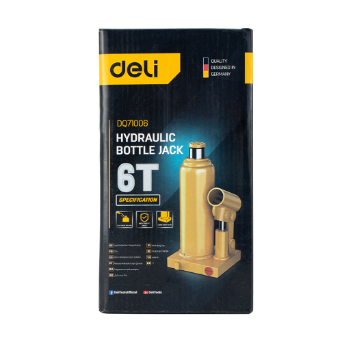 Домкрат бутылочный Deli YS EDQ71006, 6 т фото 3