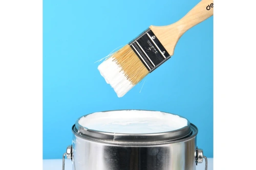 Кисть малярная плоская 2"-50 мм Deli YS EDL509122 деревянная рукоятка, искусственная щетина фото 5 Кисть малярная плоская 2"-50 мм Deli YS EDL509122 деревянная рукоятка, искусственная щетина фото 5