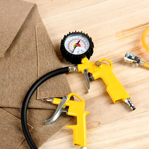 Набор пневматического инструмента Deli YS EDL-QPQ-990G-5, 5 шт, желтый фото 3