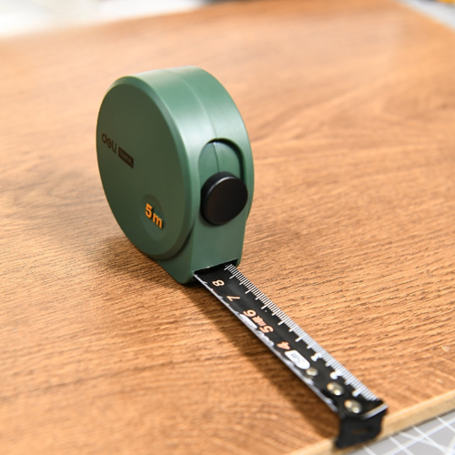 Рулетка Deli HS EHT8519L, 5 м х 19 мм, Soft Touch, зеленый фото 3